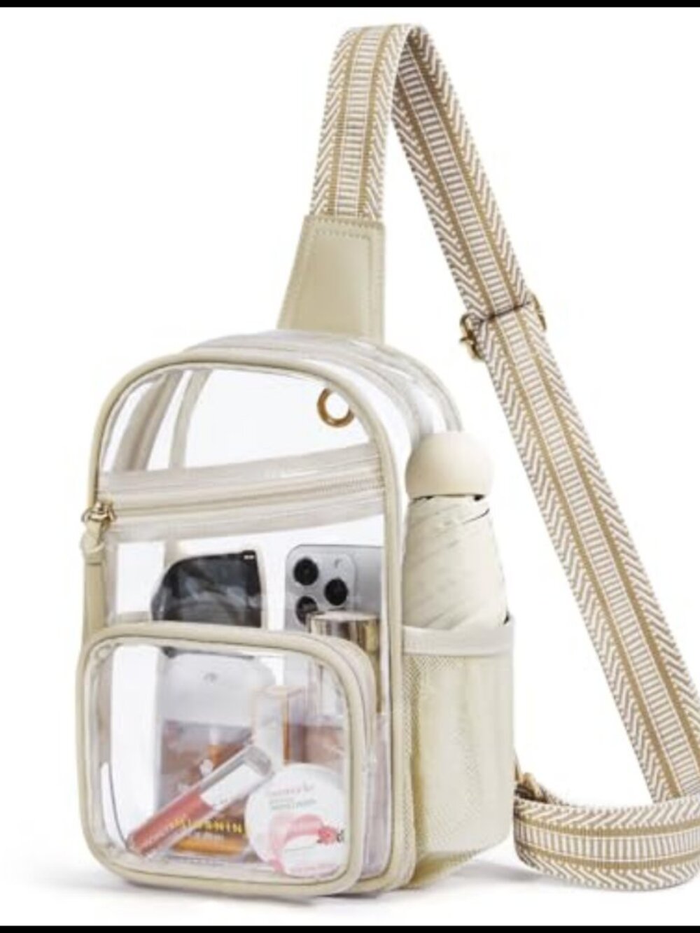 Clear Stadium Approved Fanny Pack Sling Bag Crossbody PVC